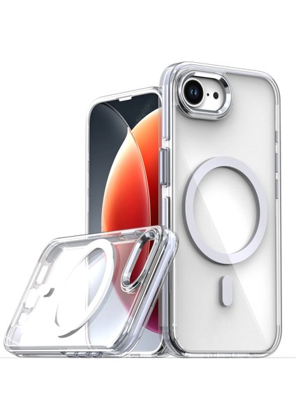 Resveq Joko Iphone 16E Bella Magsafe Kapak - Gri