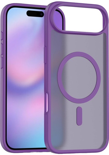 Resveq Joko Apple Iphone 17 Air Jota Magsafe Kapak - Derin Mor