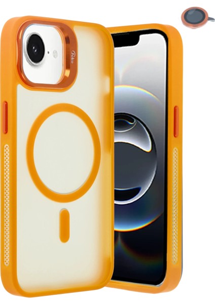 Resveq Joko Iphone 16E Flet Lens Magsafe Kapak - Turuncu fiyatları