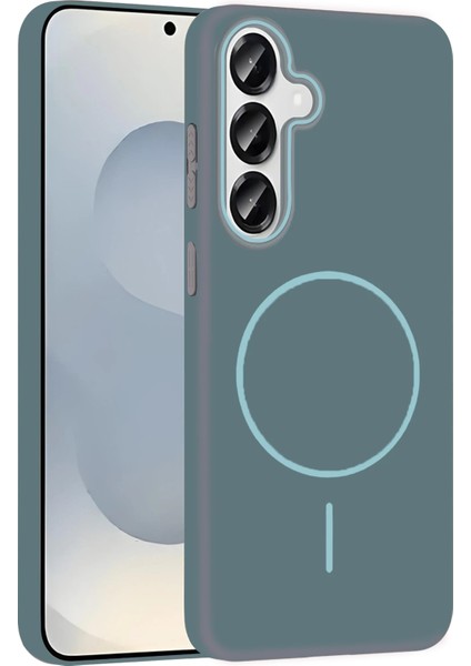 Resveq Joko Samsung Galaxy S23 Fe Broş Magsafe Kapak - Turkuaz