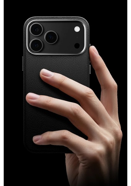 Resveq Joko Iphone 17 Pro Max Wonder Deri Magsafe Kapak - Siyah indirimleri