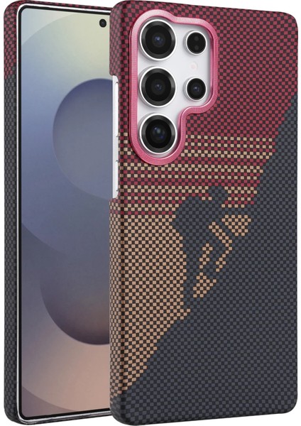 Resveq Newface Samsung Galaxy S24 Ultra Vega Magsafe Kapak - Kırmızı