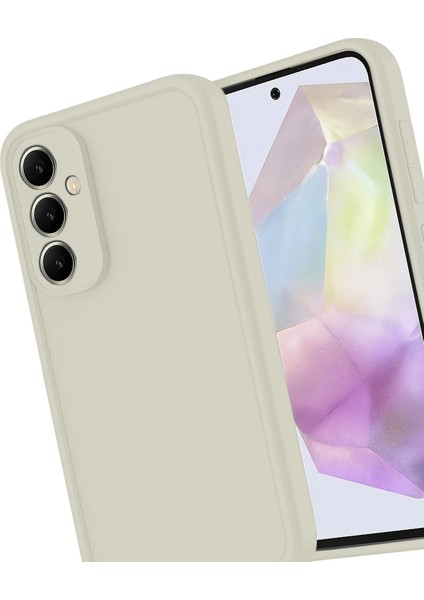 Resveq Newface Samsung Galaxy A17 5g Viera Silikon - Krem fiyatları