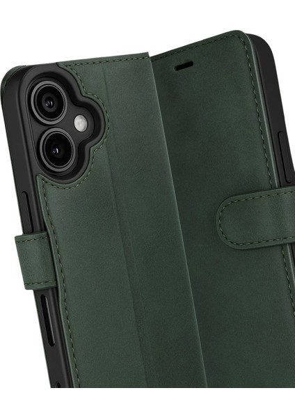 Resveq Newface Apple Iphone 17 Trend S Plus Kapaklı Kılıf - Yeşil modelleri