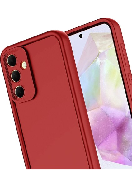 Resveq Newface Samsung Galaxy A17 5g Viera Silikon - Kırmızı modelleri