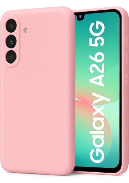 Samsung Galaxy A26 Kılıf Lansman Premium Silinebilir Silikon