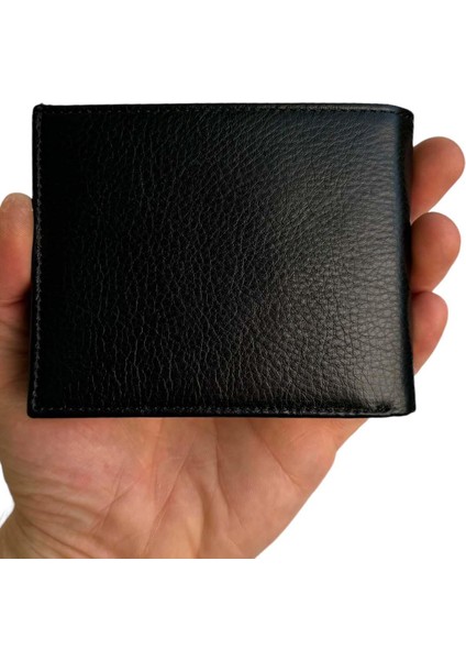 Siyah Hakiki Deri Çıkarılabilir Iç Bölmeli Yatay Model Klasik Erkek Cüzdan - XD-3017 fiyatları