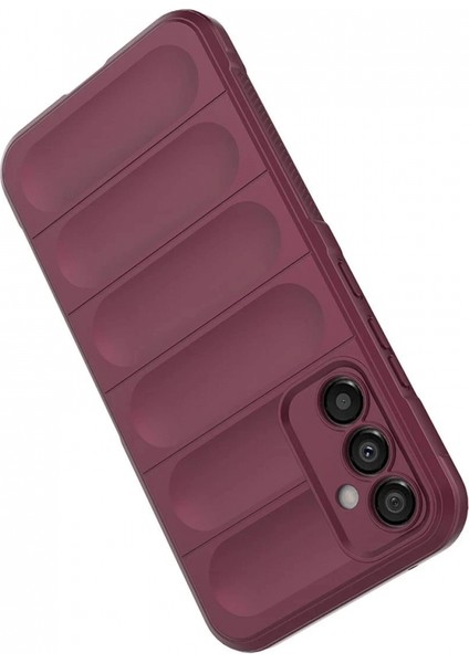 Samsung Galaxy A15 4g Kılıf Optimum Silikon - Bordo modelleri
