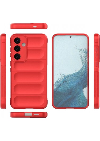 Samsung Galaxy S24 Kılıf Optimum Silikon - Kırmızı fiyatları