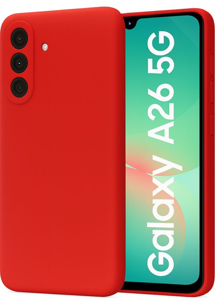 Samsung Galaxy A26 Kılıf Lansman Premium Silinebilir Silikon