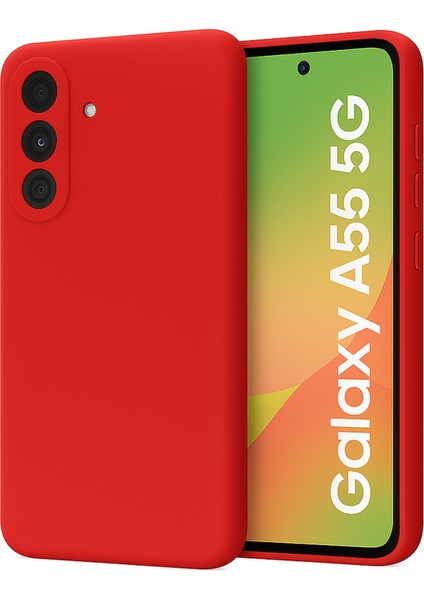 Samsung Galaxy A56 Kılıf Lansman Premium Silinebilir Silikon