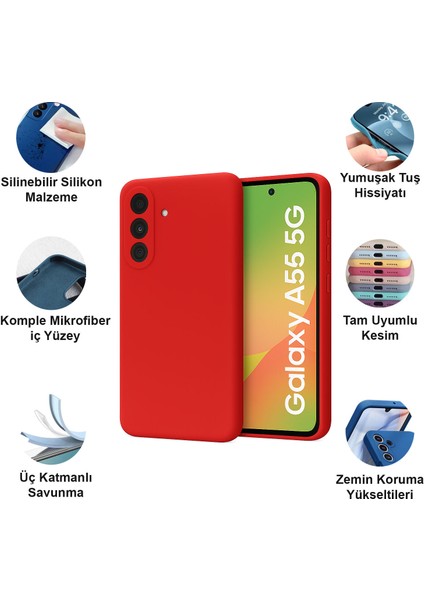 Samsung Galaxy A56 Kılıf Lansman Premium Silinebilir Silikon fiyatları