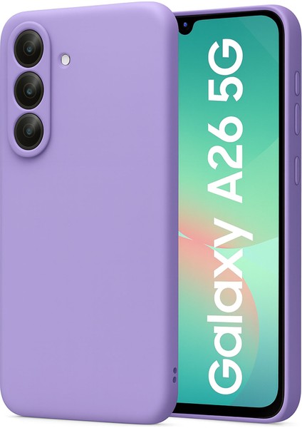 Samsung Galaxy A26 Kılıf Lansman Premium Silinebilir Silikon