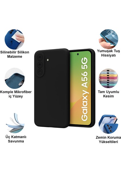Samsung Galaxy A56 Kılıf Lansman Premium Silinebilir Silikon fiyatları