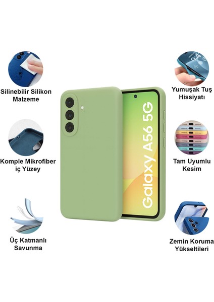 Samsung Galaxy A56 Kılıf Lansman Premium Silinebilir Silikon fiyatları