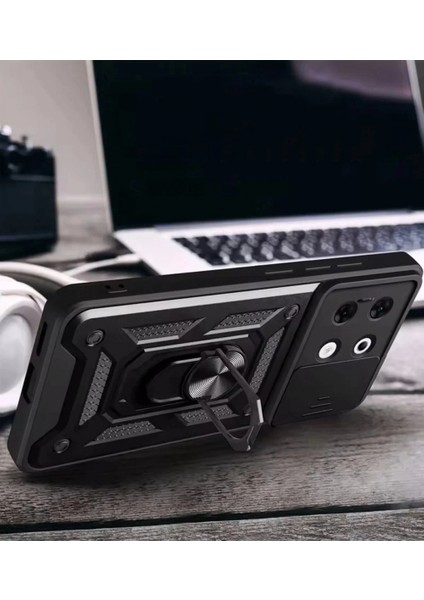 Infinix Zero 30 5g Kılıf Pars Lens Yüzüklü Silikon - Yeşil modelleri