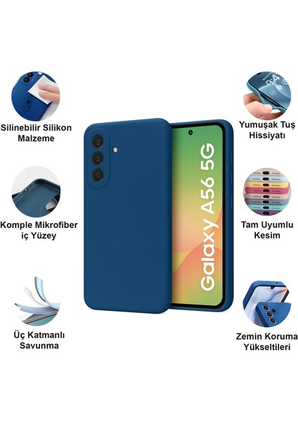 Samsung Galaxy A56 Kılıf Lansman Premium Silinebilir Silikon fiyatları