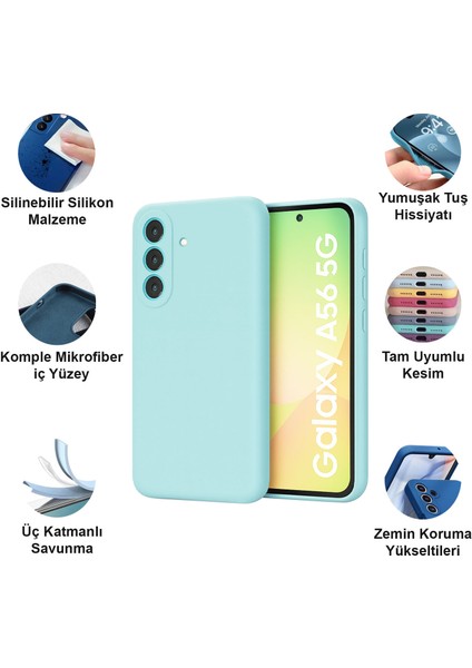 Samsung Galaxy A56 Kılıf Lansman Premium Silinebilir Silikon fiyatları