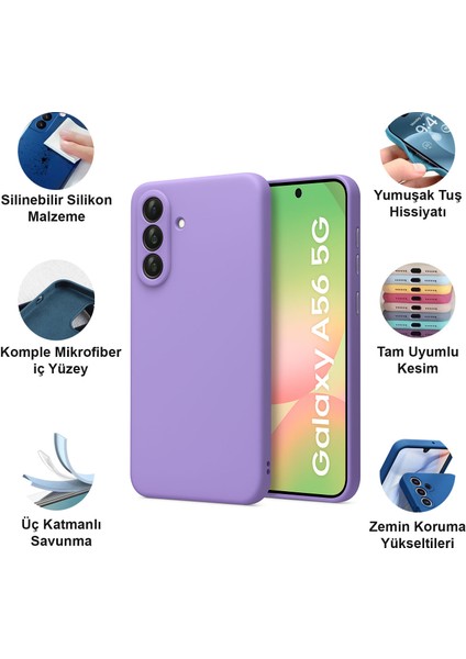 Samsung Galaxy A56 Kılıf Lansman Premium Silinebilir Silikon fiyatları