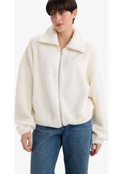 Oversize Geniş Kalıp Polo Yaka Welsoft Pelüş HIRKA C8229AX25WN modelleri