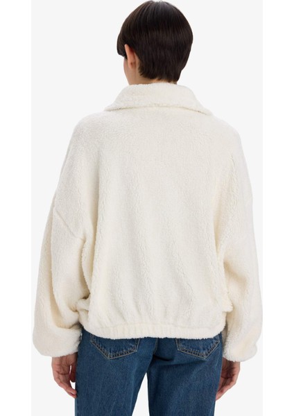 Oversize Geniş Kalıp Polo Yaka Welsoft Pelüş HIRKA C8229AX25WN