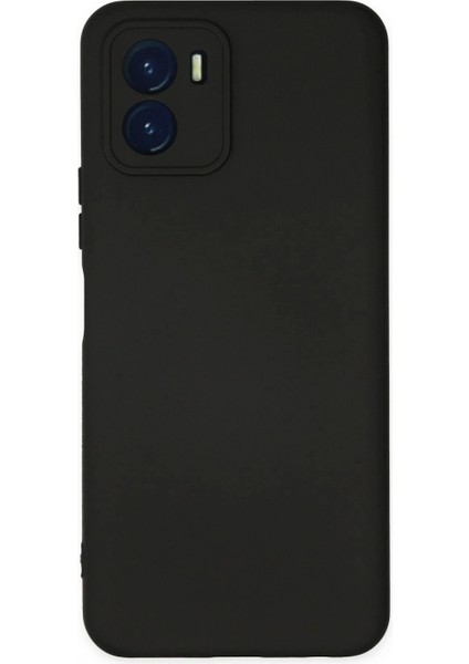 Vivo Y15S Kılıf Nano Içi Kadife Silikon - Siyah