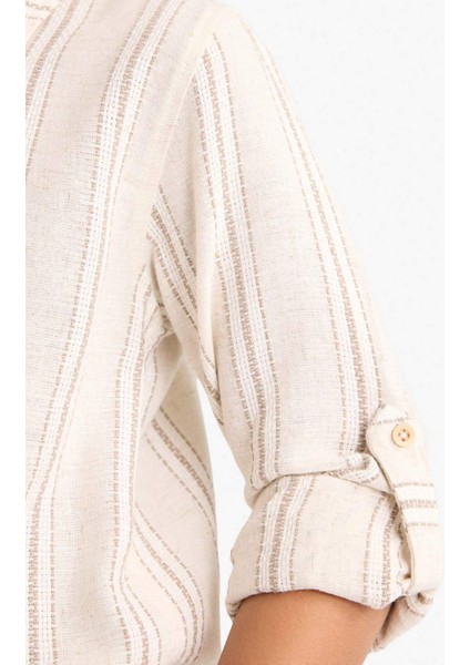 Erkek Çocuk Polo Yaka Çizgili Uzun Kollu Gömlek G3400A825AU fırsatları