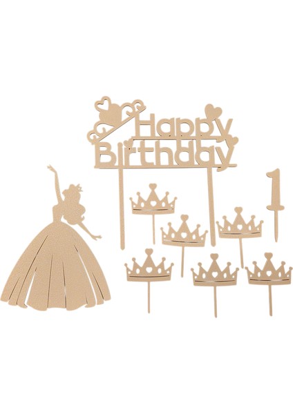 Prenses Temalı Pasta Süsü Seti 1 Yaş fiyatları