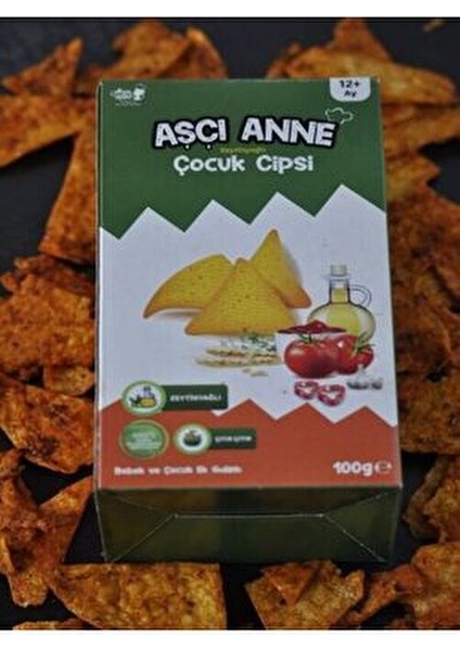 Çocuk Cipsi Zeytinyağlı Atıştırmalık 100 gr 12+ Ay İçin Tahıllı fırsatları