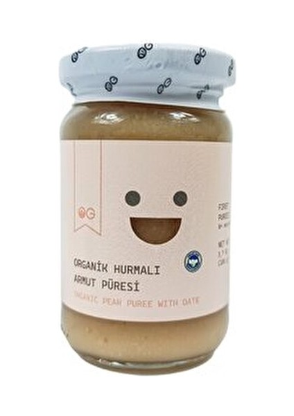 Organik Hurmalı Armut Püresi 105 gr 6 Ay ve Üzeri Bebekler İçin Sağlıklı Seçim