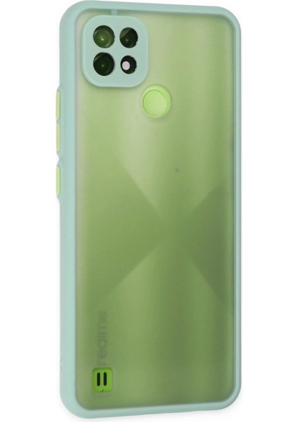Realme C21 Kılıf Montreal Silikon Kapak - Turkuaz modelleri