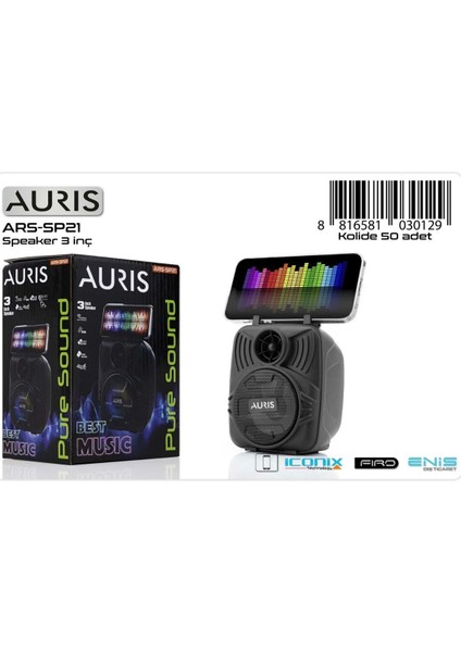 Ses Bombası ARS-SP21 Bluetooth Hoparlör