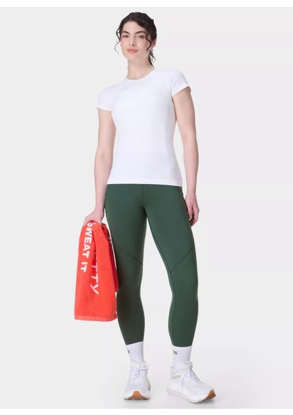 SB5400-310 Power Workout Leggıngs Yeşil Düz Kadın Tayt fırsatları