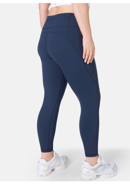 SB5400-410 Power Workout Leggıngs Lacivert Düz Kadın Tayt