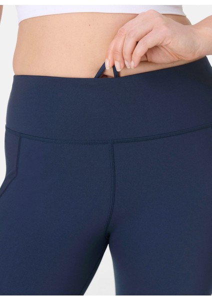 SB5400-410 Power Workout Leggıngs Lacivert Düz Kadın Tayt modelleri