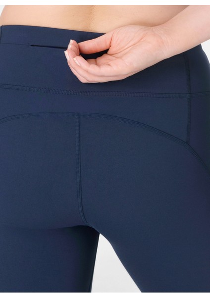 SB5400-410 Power Workout Leggıngs Lacivert Düz Kadın Tayt fırsatları