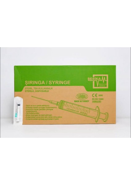 2 cc Enjektör Yeşil Kısa Veterinerler Için 350 Adet