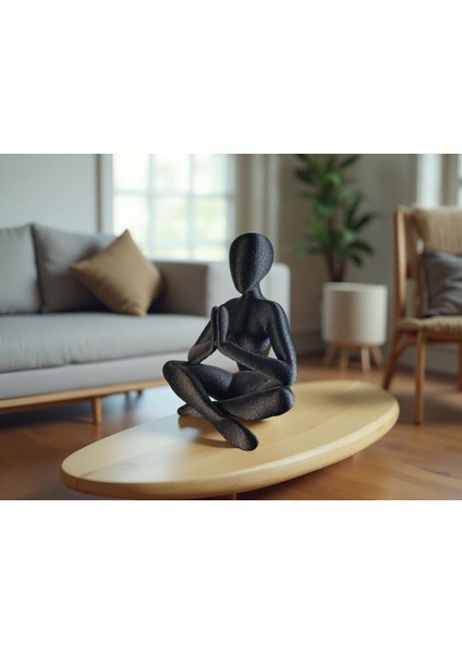 Meditasyon Figürü – Sessizliğin ve Dengenin Temsili | Modern Dekoratif Obje fiyatları