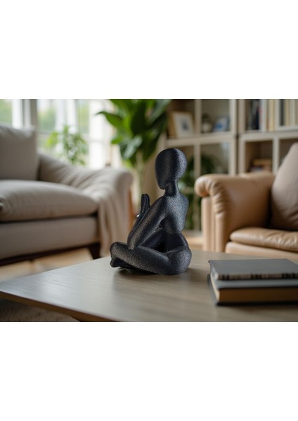 Meditasyon Figürü – Sessizliğin ve Dengenin Temsili | Modern Dekoratif Obje fırsatları