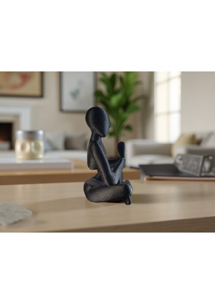 Meditasyon Figürü – Sessizliğin ve Dengenin Temsili | Modern Dekoratif Obje indirimleri