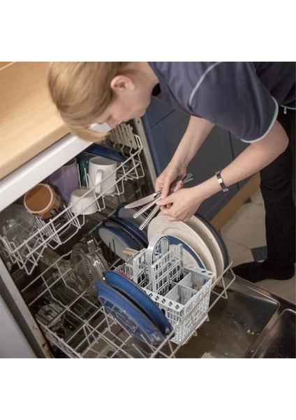 Hotpoint Bulaşık Makinesi Sepeti ile Uyumlu Çok Amaçlı Bulaşık Makinesi Sepeti Aksesuarları Çatal Bıçak Saklama Sepeti (Yurt Dışından) indirimleri
