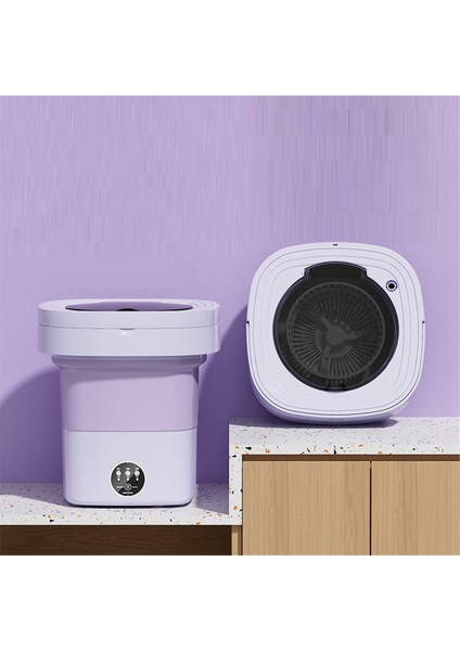 Katlanır Çamaşır Makinesi Taşınabilir Küçük Çamaşır Makinesi Mini Iç Çamaşırı Temizleme Makinesi 8l Pembe (Abd Fişi) (Yurt Dışından) indirimleri