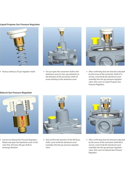 710-0003 Gazlı Izgara Için 3030CNG'NIN Değiştirilmesi Doğal Gaz Dönüşüm Kiti Regülatörü Hortumlu 1/2 Inç Erkek Flare Bağlantı Parçası (Yurt Dışından) fiyatları