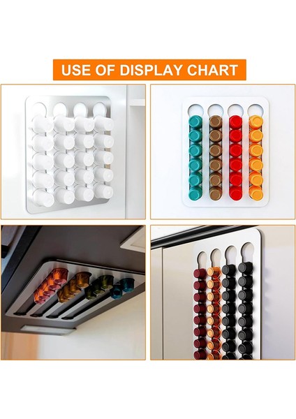 Nespresso Pod Tutucu 40 Pod Tutucu Paslanmaz Çelik Duvara Monte Kahve Kapsülü Düzenleyici Ofisler Için Uygun (Yurt Dışından) indirimleri