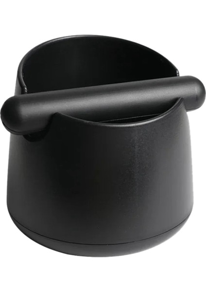 Kauçuk Vuruş Çubuğu ile Kahve Vuruş Kutusu Büyük Espresso Telvesi Kabı Kaymaz Atık Kahve Telvesi Çöp Kovası (Siyah) (Yurt Dışından)