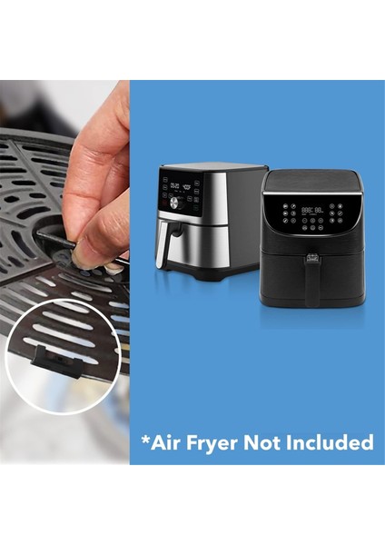 Instant Vortex 6qt Air Fryer Yedek Izgara Tepsisi Koruyucu Ayakları Için Ağ Tepsisi Tepsi ve Sepet Hasarını Önler (Yurt Dışından) fiyatları