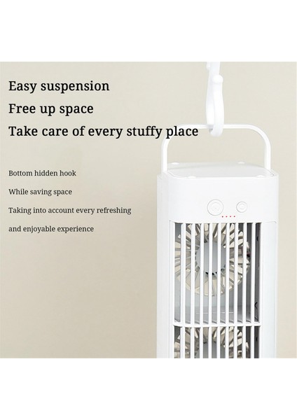 Enerji Tasarruflu Masaüstü Klima Vantilatörü Gece Lambası ile - Kompakt, Taşınabilir ve Oda Masaları, Ofisler ve Yaz Hediyesi Için (Yurt Dışından) fırsatları