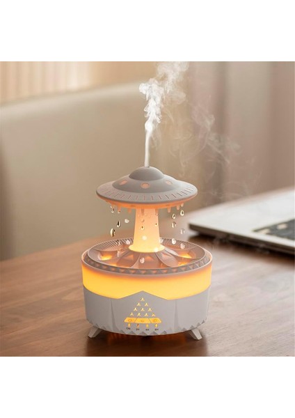 Yağmur Bulutu Nemlendirici, Yatak Odası Nemlendiricileri, Bebekler Için Ultra Sessiz Hava Nemlendirici, 7 Renkli LED Işıklı Nemlendirici Ab Fişi (Yurt Dışından) modelleri