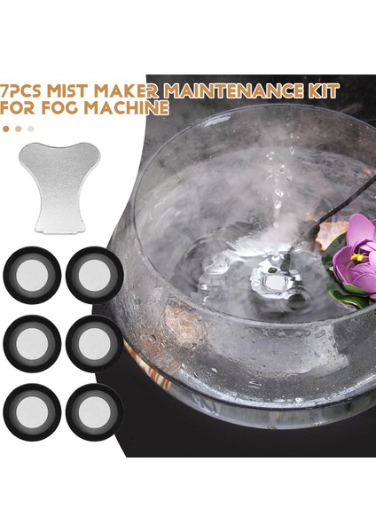 7 Parça Sis Makinesi Bakım Kiti, Sis Makinesi Için Seramik Disk Seramik Disk Anahtar Yedek Parça Kitleri (Yurt Dışından) fırsatları