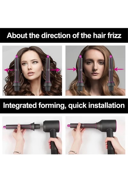Dyson Saç Kurutma Makinesi Aksesuarları Için Saç Kurutma Makinesi Kıvırma Aksesuarları Otomatik Kıvırma Ucu Hava Şekillendirici Silindir Tarak (Yurt Dışından) modelleri